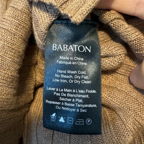 BABATON WOOL BLEND THIN SWEATER - Picture 3 of 3